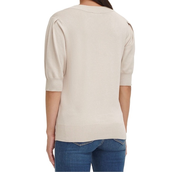 🆕 Women’s DKNY Puff Sleeve Sweater - Picture 3 of 10
